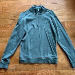 Southern Tide Men's Teal Zip-Up Sweater